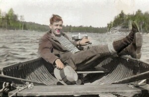 Fred in Boat